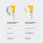 Clinique UV Solutions Hydrating Sunscreen SPF 50 With Hyaluronic Acid + Antioxidants | No White Cast | Safe For Sensitive Skin, 40 ml - Damaged Box