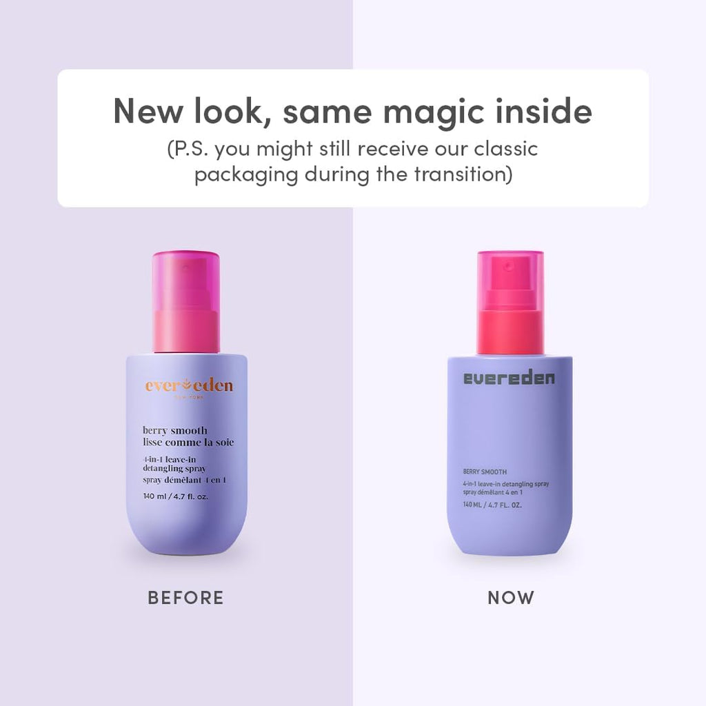 Evereden Kids Hair Detangling Spray: 4-in-1 Leave-In Detangler Spray - Moisturize, Strengthen, Protect, & Easily Tackle Even the Toughest Knots - Clean & Vegan - All Hair Types - Damaged Box