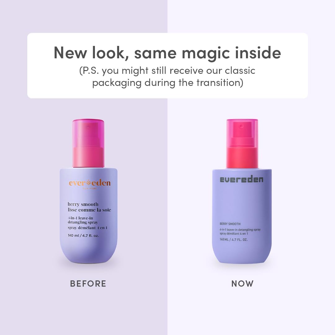Evereden Kids Hair Detangling Spray: 4-in-1 Leave-In Detangler Spray - Moisturize, Strengthen, Protect, & Easily Tackle Even the Toughest Knots - Clean & Vegan - All Hair Types - Damaged Box