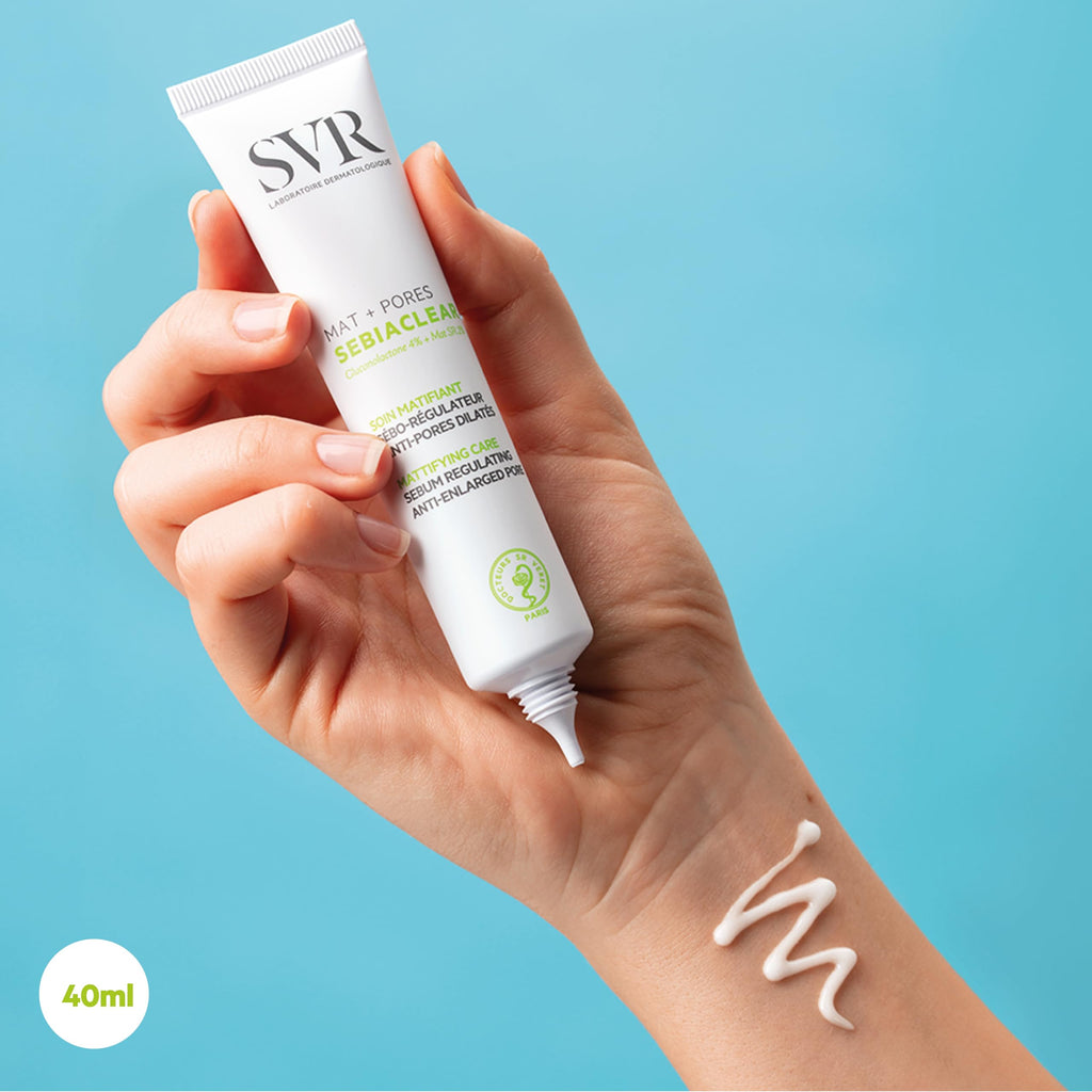 SVR Sebiaclear Mattifying Pore-Minimising Fluid for Oily Skin 40ml - Damaged Box - BBE 11/2028