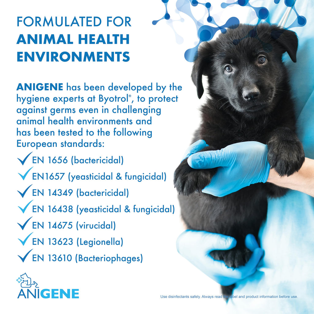 ANIGENE Surface Disinfectant Cleaner 5 Litre Citrus Scent - Pet Animal Virus Bacteria Fungi Yeast Killer Solution - New