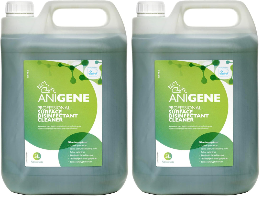 ANIGENE Surface Disinfectant Cleaner 5 Litre Citrus Scent - Pet Animal Virus Bacteria Fungi Yeast Killer Solution - New
