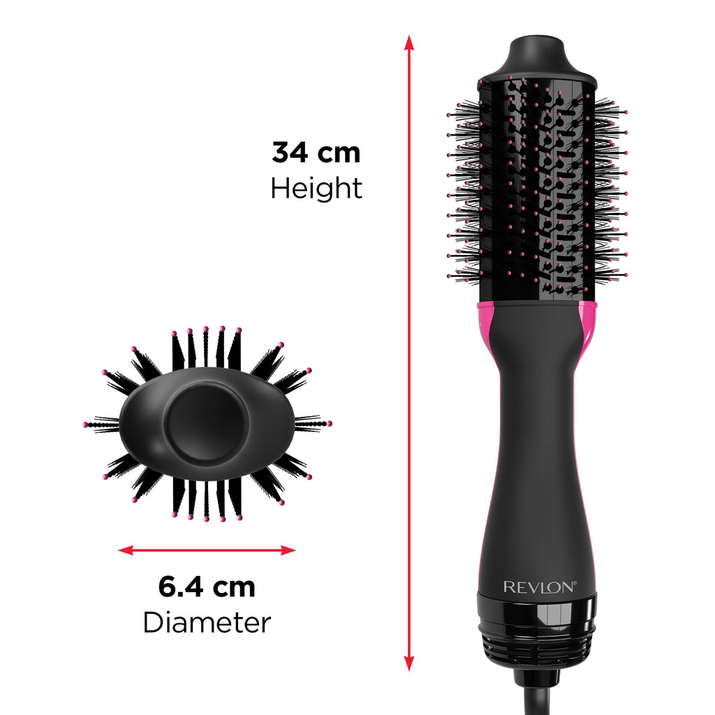 Revlon One-Step Hair Dryer & Volumiser RVDR5282UKE - 2-in-1 Ionic Ceramic Styling Tool for Mid-Short Hair - Smaller Oval Design - Damaged Box