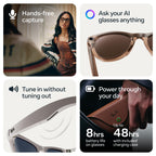 Ray-Ban Meta Gen 2 Wayfarer Smart Glasses - Matte Black Frame - Polar Gradient Graphite Lenses - Audio Camera AI - Like New
