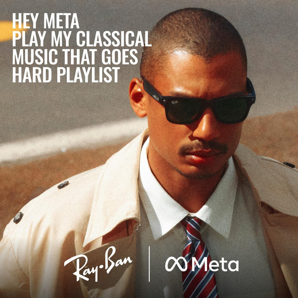 Ray-Ban Meta Gen 2 Wayfarer Smart Glasses - Shiny Black Frame - Transitions Graphite Lenses - Like New