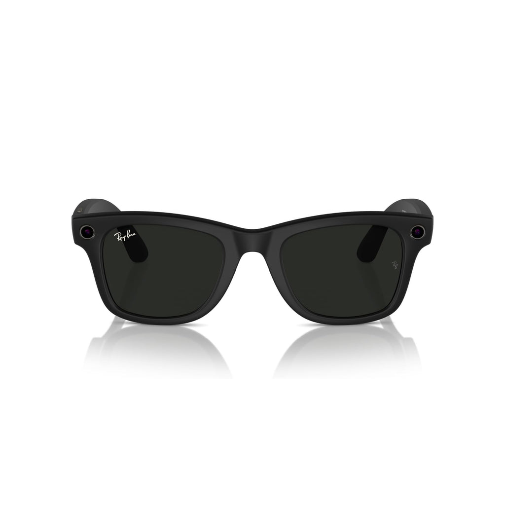 RayBan Meta Wayfarer Smart Glasses Matte Black Transit - Camera Audio Bluetooth AI - Like New