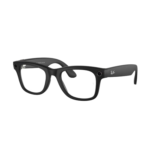 RayBan Meta Wayfarer Smart Glasses Matte Black Transit - Camera Audio Bluetooth AI - Like New