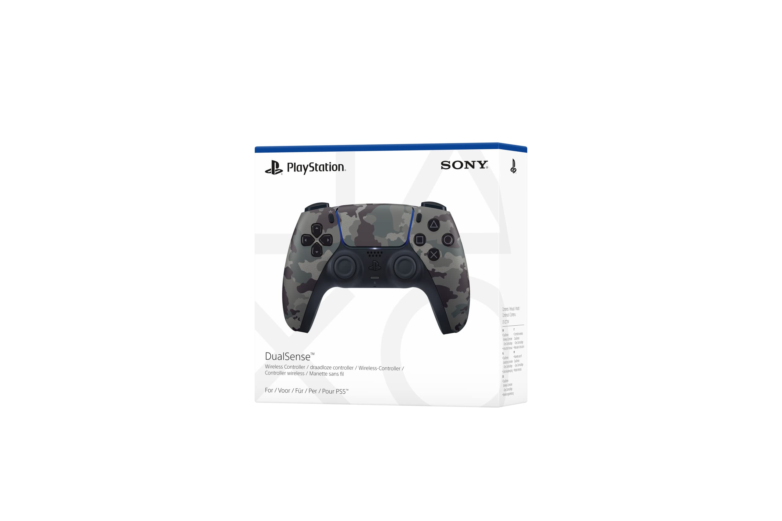 Sony PlayStation 5 DualSense Wireless Controller - Camouflage PS5 Gamepad - Like New