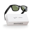 Ray-Ban Meta RW4006 Wayfarer Unisex Smart Sunglasses - Black G-Green Classic Lenses - Audio Camera AI Tech - Like New