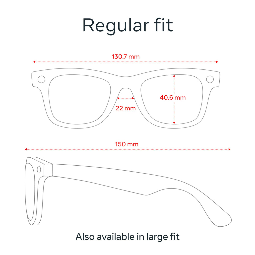 Ray-Ban Meta RW4006 Wayfarer Unisex Smart Sunglasses - Black G-Green Classic Lenses - Audio Camera AI Tech - Like New