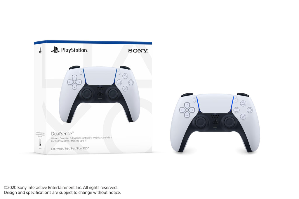 Sony PlayStation 5 DualSense Wireless Controller - White PS5 Official Gamepad - Like New