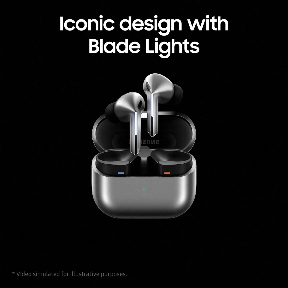 Samsung Galaxy Buds3 Pro Silver - Wireless Bluetooth Earbuds - Active Noise Cancelling Headphones - Like New