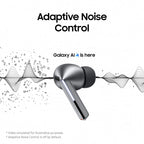 Samsung Galaxy Buds3 Pro Silver - Wireless Bluetooth Earbuds - Active Noise Cancelling Headphones - Like New