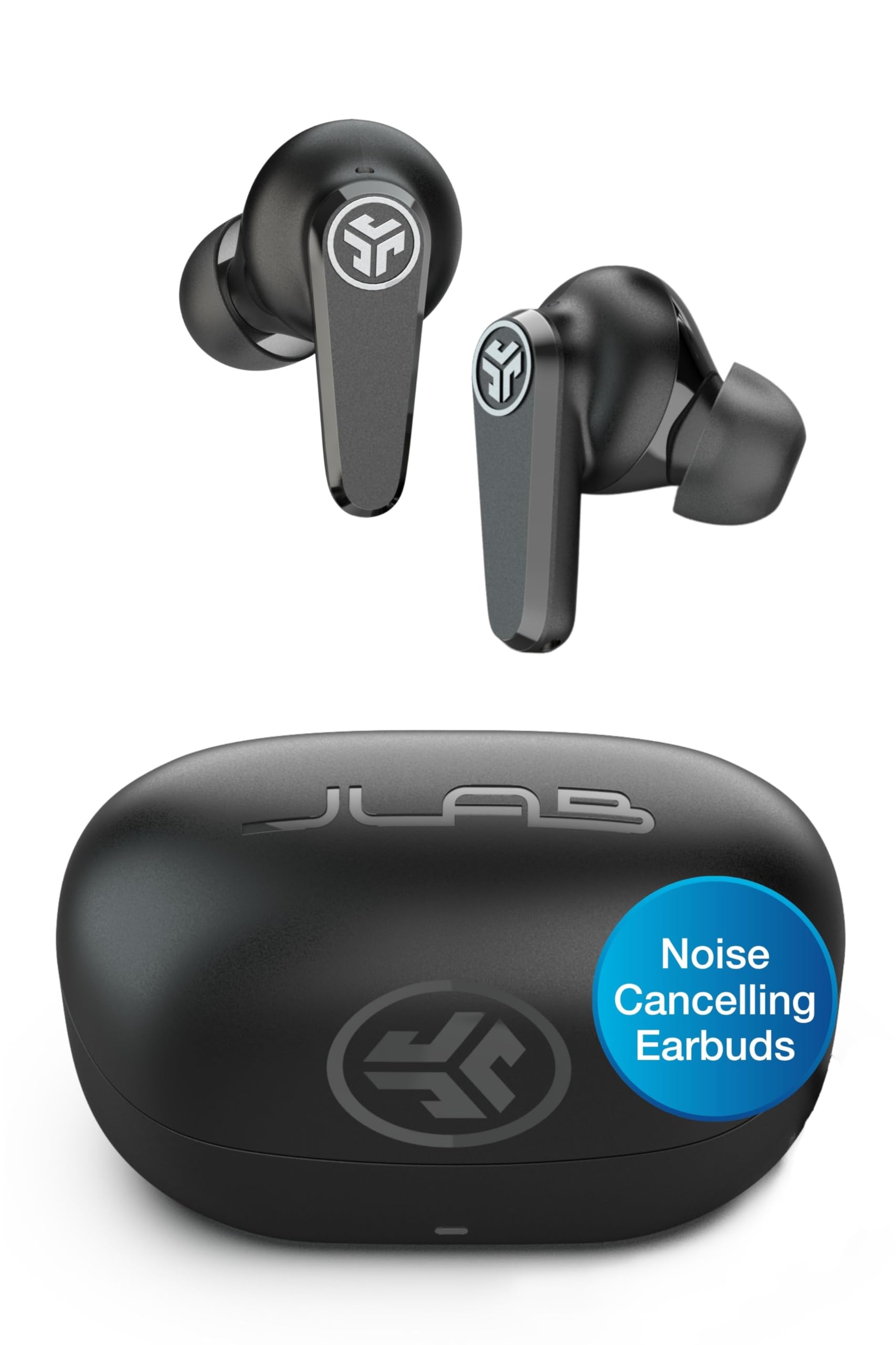 JLAB Go Pop True Wireless Earbuds - Active Noise Cancelling ANC Headphones - Like New
