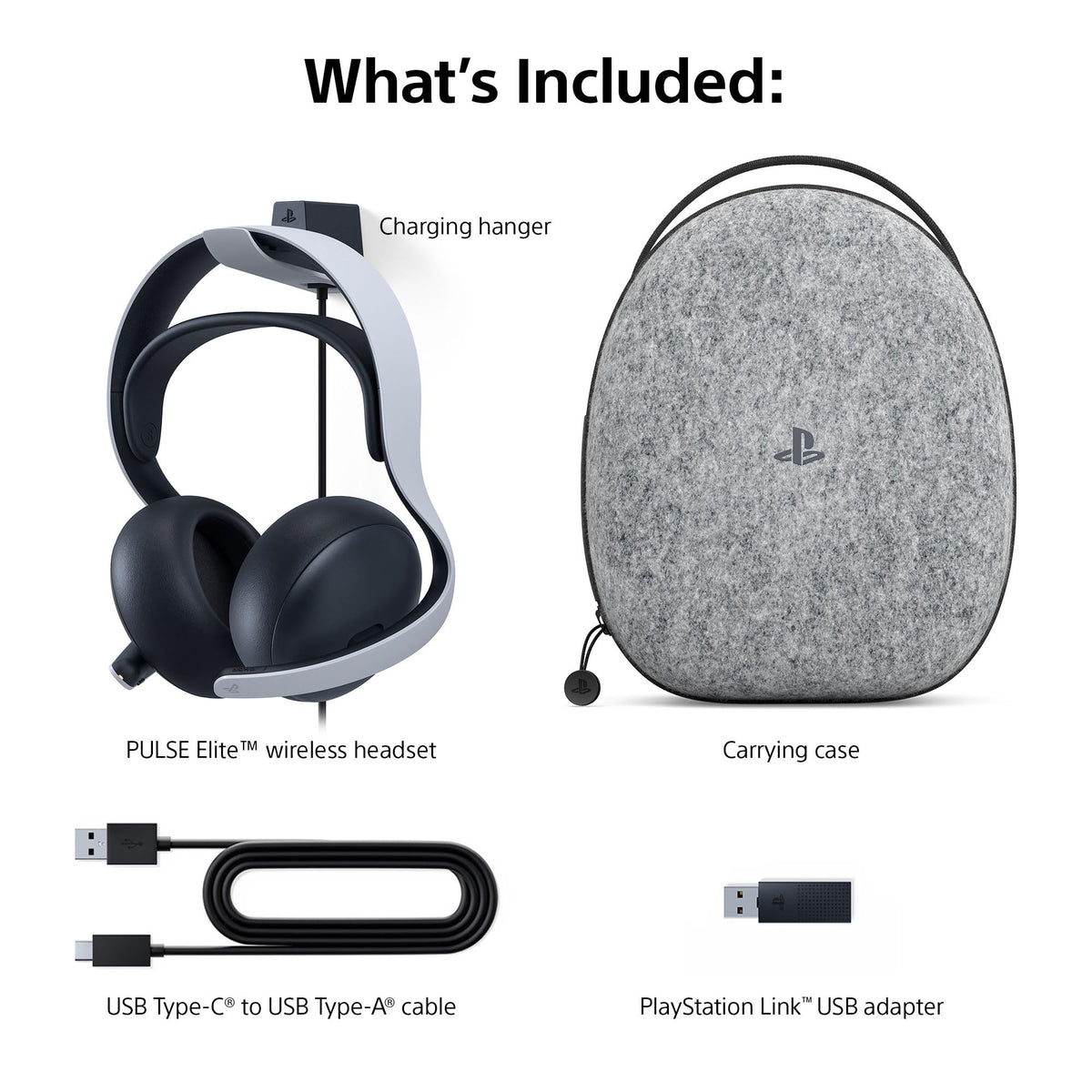 PlayStation PULSE Elite Wireless Headset - PS5 Gaming Headset - PlayStation 5 Audio Headphones - Immersive Sound - Like New