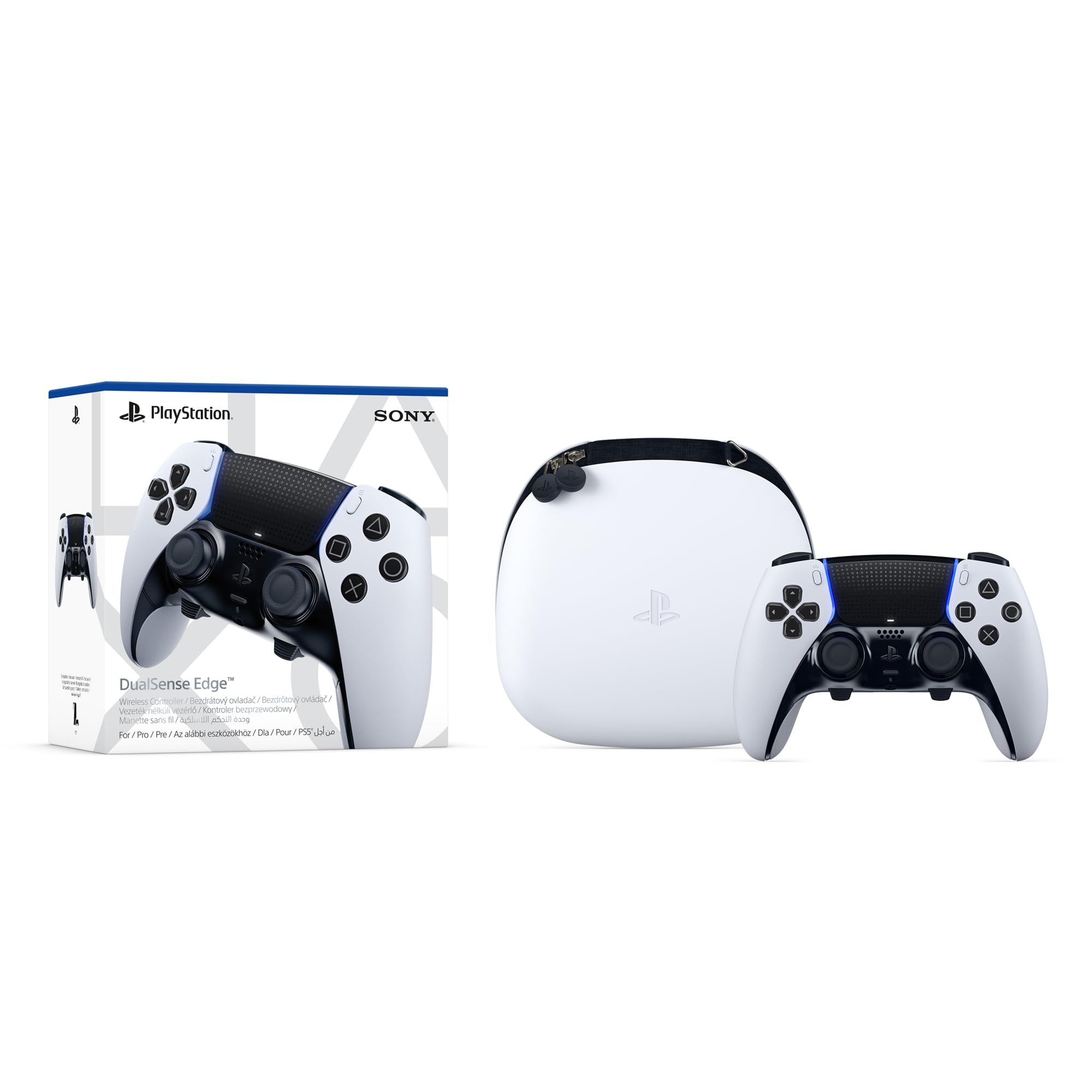 PlayStation DualSense Edge Wireless Controller - PS5 Official Gamepad - White - Like New