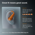 Beats Powerbeats Pro 2 Quick Sand Wireless Earbuds Headphones In-Ear - Like New