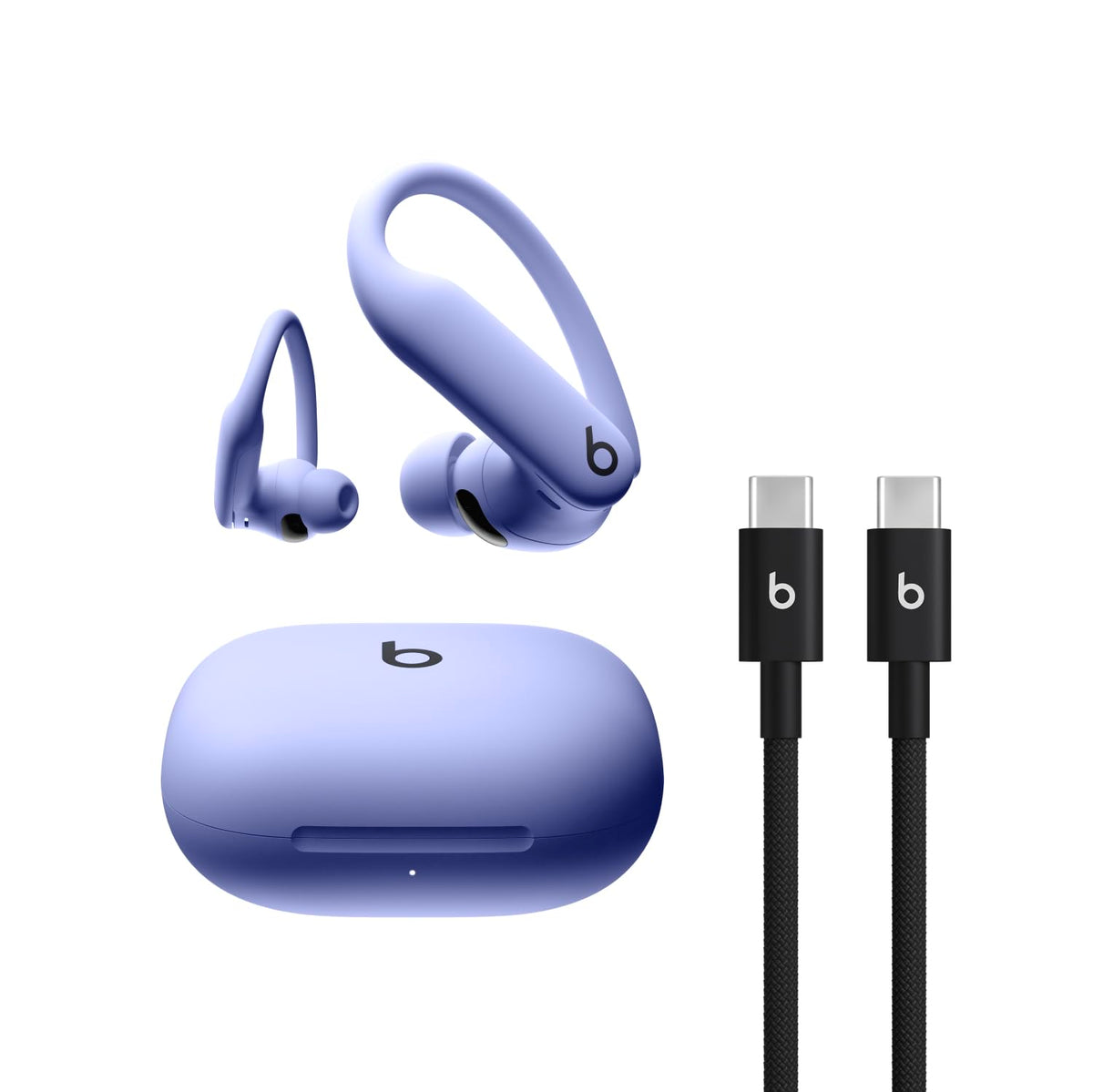 Beats Powerbeats Pro 2 Quick Sand Wireless Earbuds Headphones In-Ear - Like New