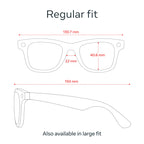 Ray-Ban Meta Smart Glasses - Matte Black Graphite Polarized Lenses - Wearable Tech Audio Camera - Like New
