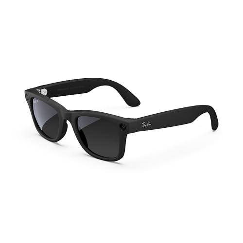 Ray-Ban Meta Smart Glasses - Matte Black Graphite Polarized Lenses - Wearable Tech Audio Camera - Like New