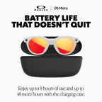 Oakley Meta Sunglasses - Black Frame - Transitions Amethyst Lenses - Photochromic Eyewear - Damaged Box