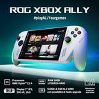 ASUS ROG Xbox Ally RC73YA, Gaming Console, 7" Glossy Touchscreen Display, 120Hz, AMD Ryzen Z2, RAM 16GB, 512GB SSD PCIE, Windows 11 Home, White - Like New
