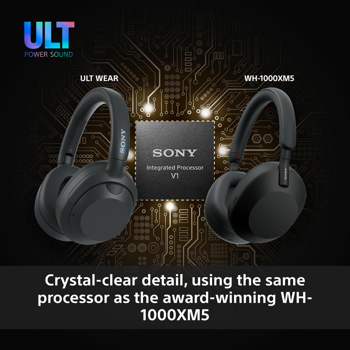 Sony Ultimate Overhead Headphones - Wired Audio Headset - Hi-Res Sound Quality - Like New