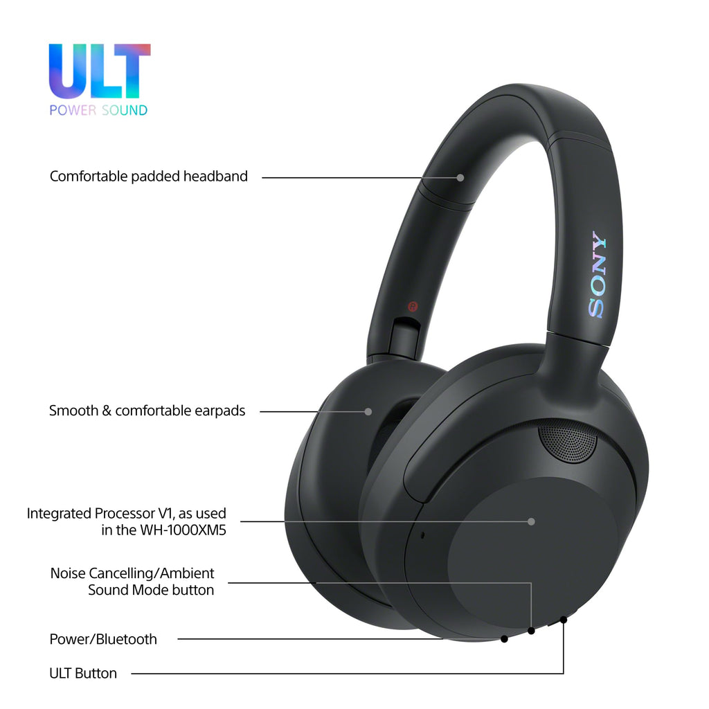 Sony Ultimate Overhead Headphones - Wired Audio Headset - Hi-Res Sound Quality - Like New