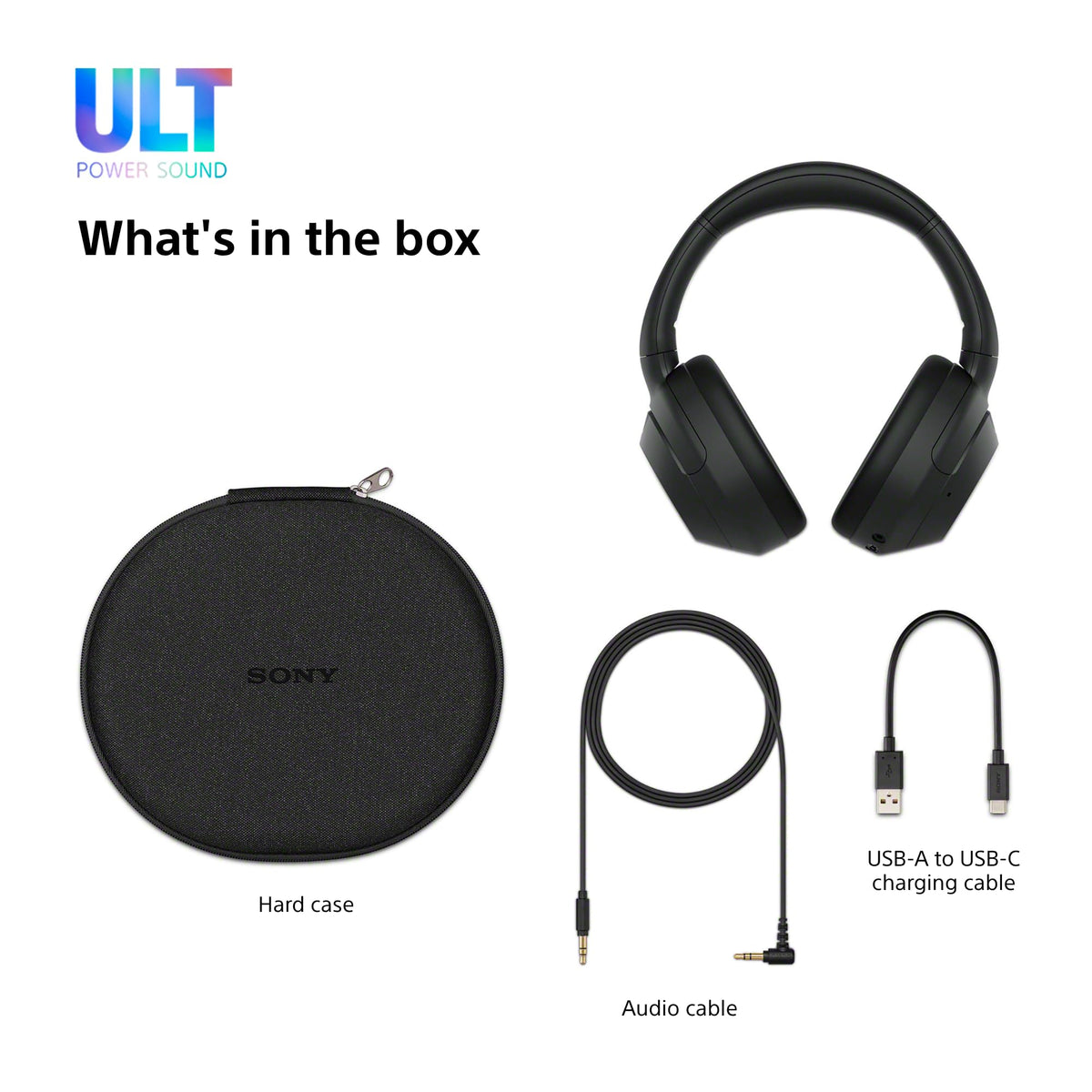Sony Ultimate Overhead Headphones - Wired Audio Headset - Hi-Res Sound Quality - Like New