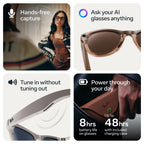 Ray-Ban Meta Gen 2 Wayfarer Smart Glasses Clear Lens - Camera Audio Bluetooth - Like New