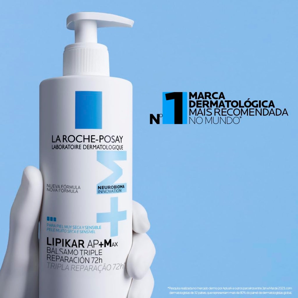 La Roche Posay LIPIKAR AP+Max Triple-Action Balm for ultra-dry to atopic eczema-prone skin 400ml - New - BBE 04/2029