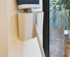 Joseph Joseph CleanTech Wall-Mounted Long Handle Broom Sweeper - Soft Bristle Floor Brush with Dust-Shield Storage & Comb - Very Good