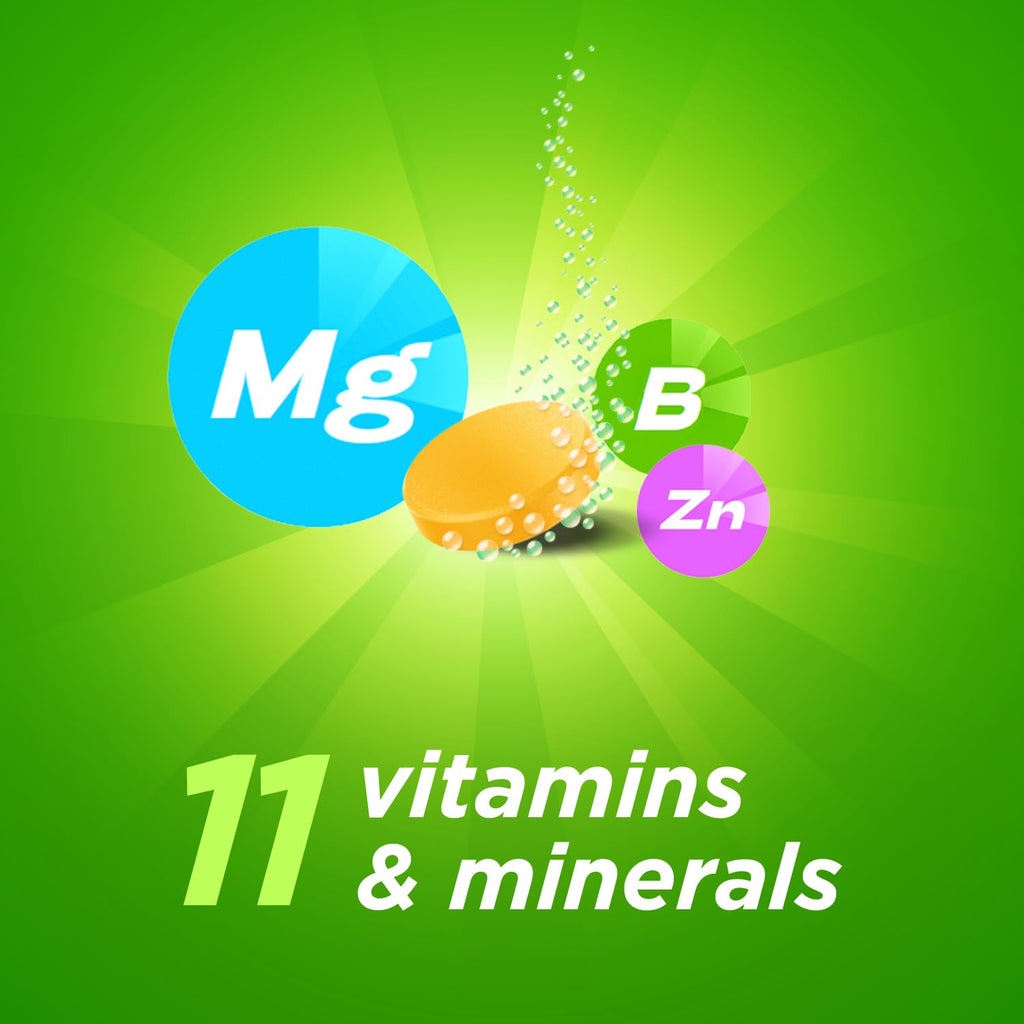 Berocca Vitamin C Effervescent Tablets - Orange Flavour - Magnesium, B12, B Complex - 45 Tablets - Damaged Box - BBE 12/2027
