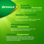 Berocca Vitamin C Effervescent Tablets - Orange Flavour - Magnesium, B12, B Complex - 45 Tablets - Damaged Box - BBE 12/2027