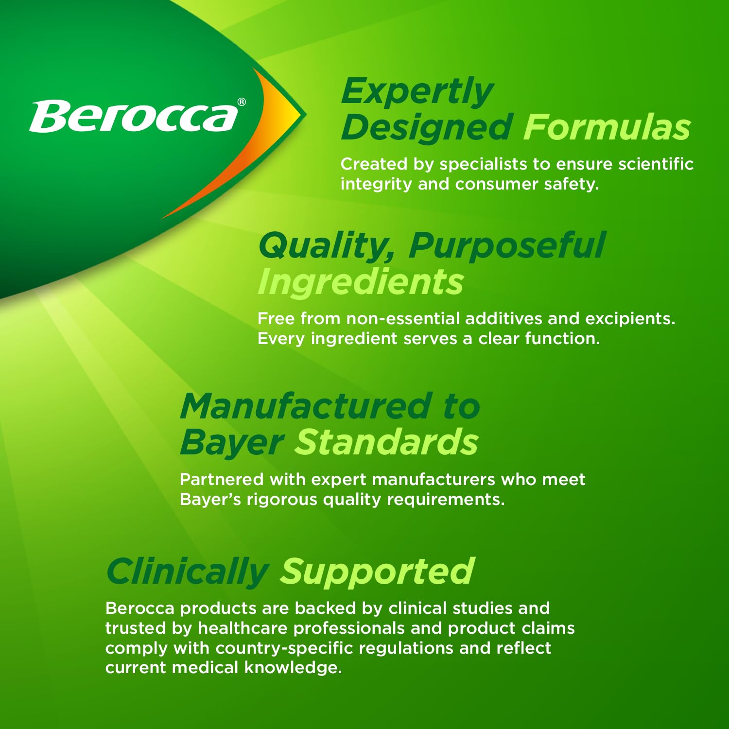 Berocca Vitamin C Effervescent Tablets - Orange Flavour - Magnesium, B12, B Complex - 45 Tablets - Damaged Box - BBE 12/2027
