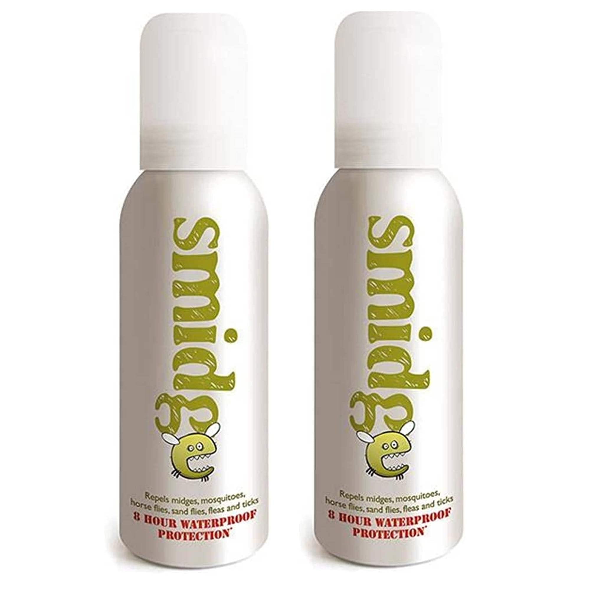 Smidge Insect Repellent Spray 75ml - 2 Pack - 8 Hour Midge & Biting Insect Protection - New - BBE 01/2031