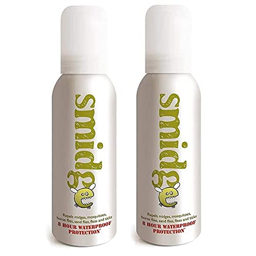 Smidge Insect Repellent Spray 75ml - 2 Pack - 8 Hour Midge & Biting Insect Protection - New - BBE 01/2031
