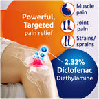 Voltarol Joint & Back Pain Relief 2.32% Gel - Max Strength Diclofenac Anti-Inflammatory for Muscles & Joints 50g - Damaged Box - BBE 03/2029