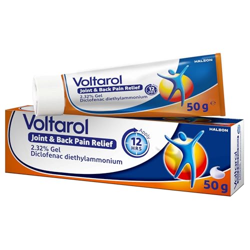 Voltarol Joint & Back Pain Relief 2.32% Gel - Max Strength Diclofenac Anti-Inflammatory for Muscles & Joints 50g - Damaged Box - BBE 03/2029