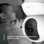 TP-Link Tapo C200 Pan Tilt Home Security Camera - 1080p HD WiFi Indoor IP Cam - Night Vision Two-Way Audio - New