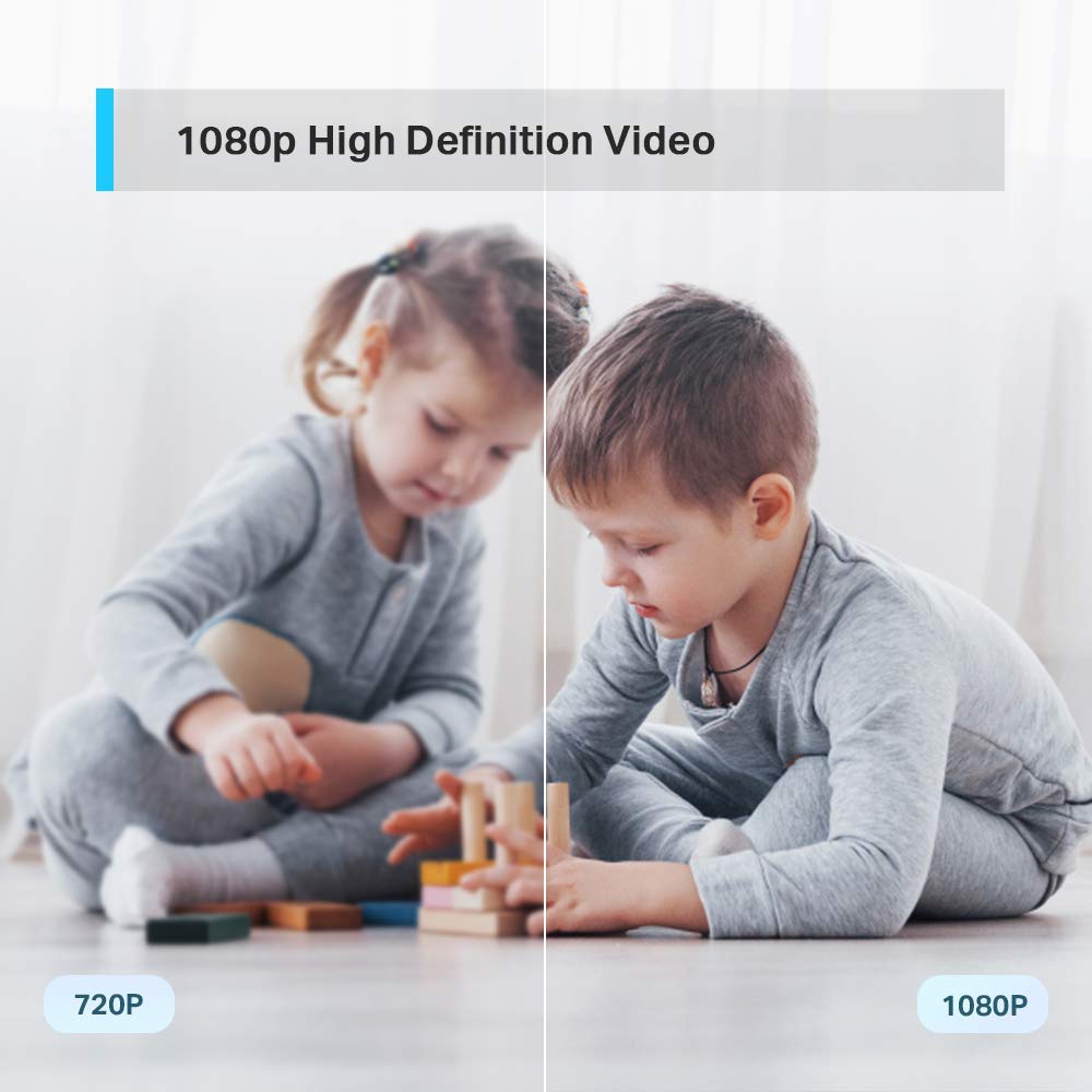 TP-Link Tapo C200 Pan Tilt Home Security Camera - 1080p HD WiFi Indoor IP Cam - Night Vision Two-Way Audio - New