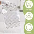 Oven Cleaner Bags - 10 Pack Reusable Oven Rack Grill Cleaning Bags 60x40cm Heavy Duty No Scrub Clear - New