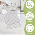 Oven Cleaner Bags - 10 Pack Reusable Oven Rack Grill Cleaning Bags 60x40cm Heavy Duty No Scrub Clear - New