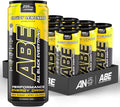 Applied Nutrition ABE Pre Workout Drink - Cloudy Lemonade - 12 Cans x 330ml - Sugar Free Carbonated Energy Beverage - Damaged Box - BBE 02/2028