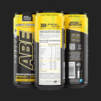 Applied Nutrition ABE Pre Workout Drink - Cloudy Lemonade - 12 Cans x 330ml - Sugar Free Carbonated Energy Beverage - Damaged Box - BBE 02/2028