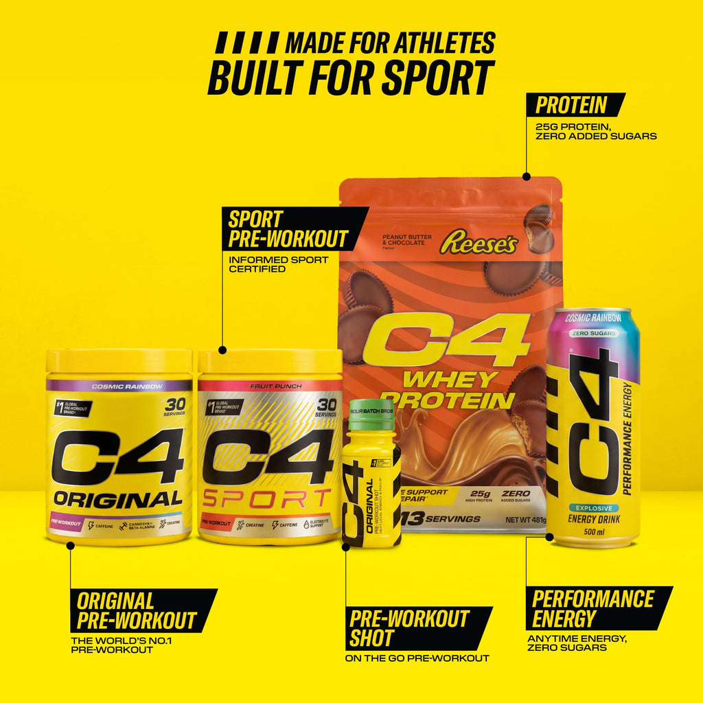 C4 Performance Energy Drink Frozen Bombsicle 500ml - 12 Pack - Sugar Free - 160mg Caffeine - Low Calorie Fizzy Drink - New - BBE 08/2026