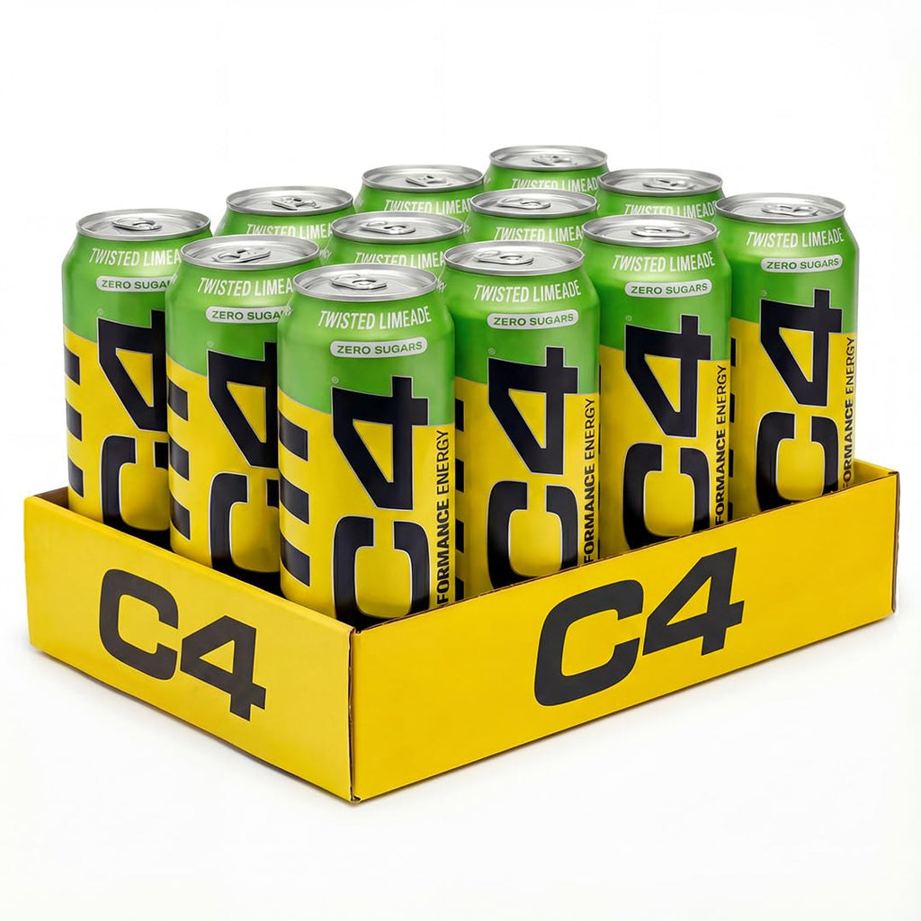 C4 Performance Energy Drink Frozen Bombsicle 500ml - 12 Pack - Sugar Free - 160mg Caffeine - Low Calorie Fizzy Drink - New - BBE 08/2026
