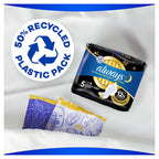 Always Ultra Sanitary Towels Secure Night Extra Size 5 - 18 x 4 Pack - 72 Pads Total - Absorbent Sanitary Pads - New