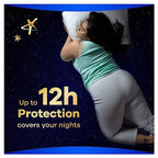 Always Ultra Sanitary Towels Secure Night Extra Size 5 - 18 x 4 Pack - 72 Pads Total - Absorbent Sanitary Pads - New