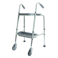 NRS Healthcare Duo Height Adjustable Walking Trolley - P23129 - Mobility Aid - Pebble Grey - Very Good